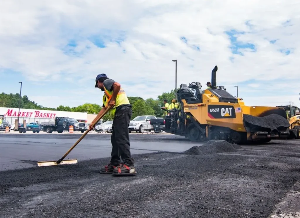 Road repair underway